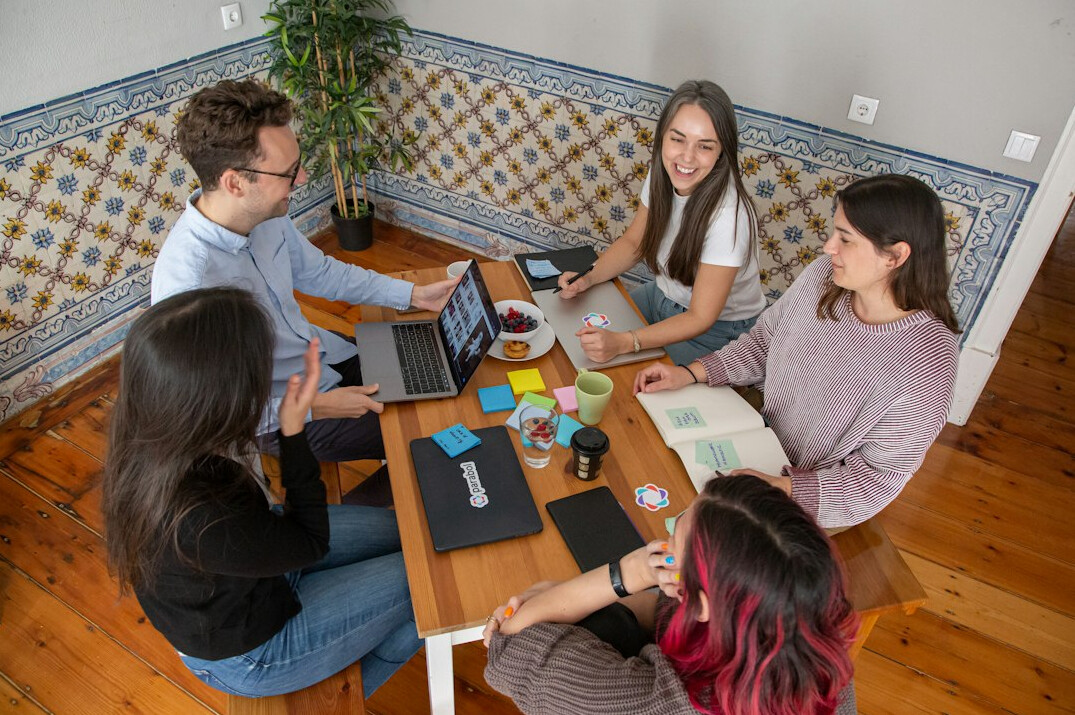 remote team meeting
