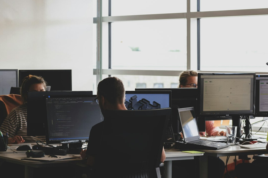 group of developers collaborating